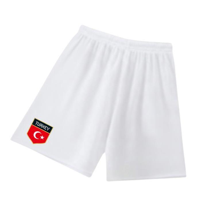 Ensemble short et maillot de foot Turquie enfant - Blanc