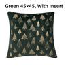 Nordic Golden Embroidery Pillow Cover Plush Throw Pillow Decorative Sofa Pillowcase  Party