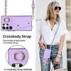 Crossbody Ring Geldbörse Lederhülle für Samsung Galaxy S24 Ultra S23 Plus S22 S21 Note 20 A55 A54 A15 A25 A53 A14 Lanyard Hülle