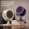 A78E-Desktop Space Heater Portable Mini Heater Dual Warm Air Settings Powerful For Home Office Bedroom EU Plug B