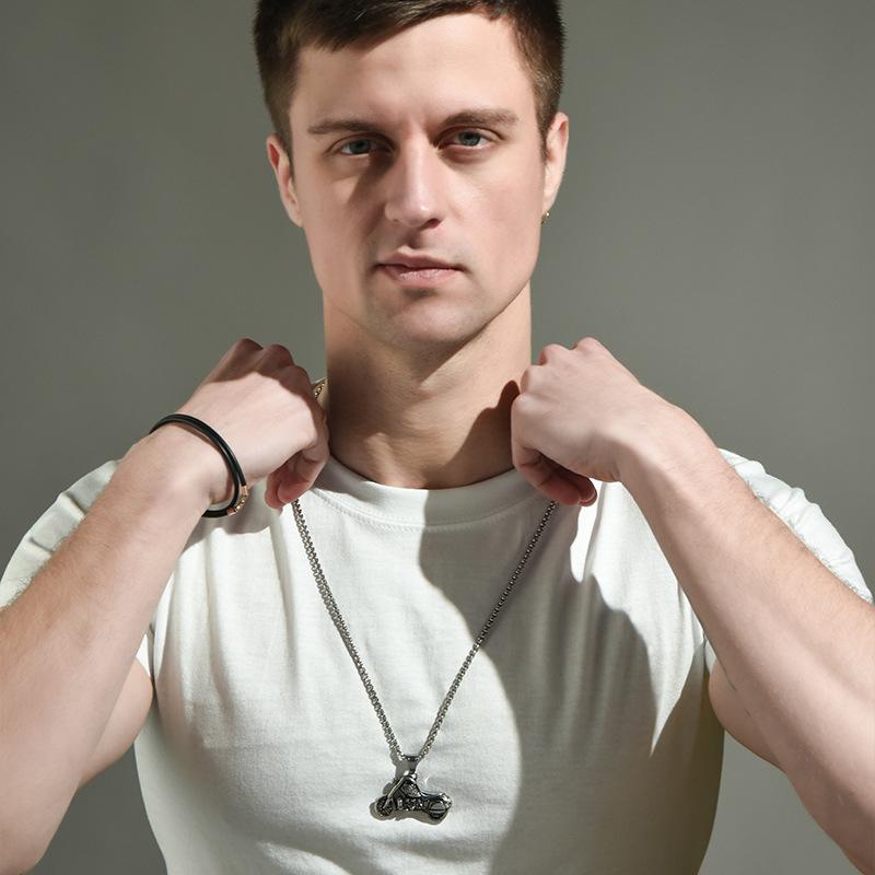 Fashion Motorcycle Necklace Hipster Hip Hop Punk Style Necklace Male Motorcycle Lovers Pendant