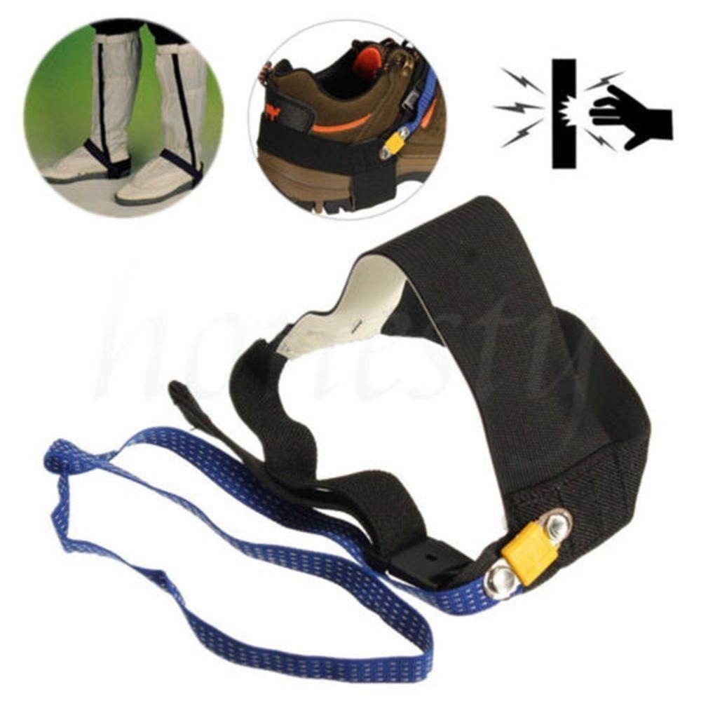 

ESD Adjustable Ground Foot Strap for Shoes Boot Electronic Discharge Band Safety Belt чорний