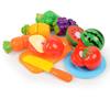 Juguete de Corte de Comida de Juguete Para Niños Cocina Juego de Imitación Frutas Verduras Accesorios de Pizza Juguete Educativo Para Niños Juego de Casa de Juego