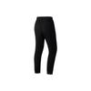 Li Ning Sports Basketball Series Solid Color Logo Embroidered Cuffed Loose Knit Sweatpants Men bottoms Black AKLT071-2