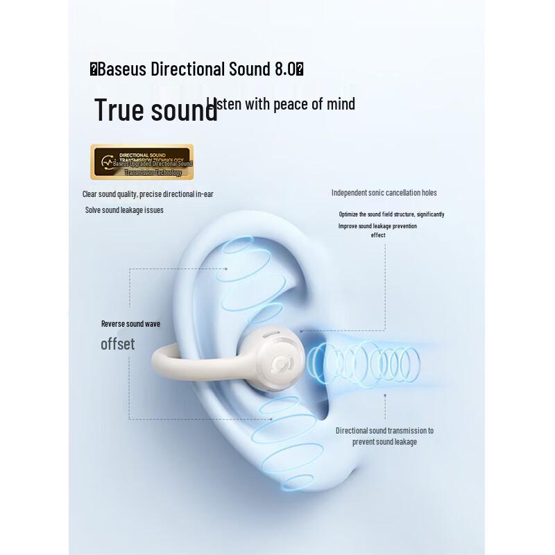 Baseus Bass BC1 Lite Open-Ear Bluetooth Sport Headphones