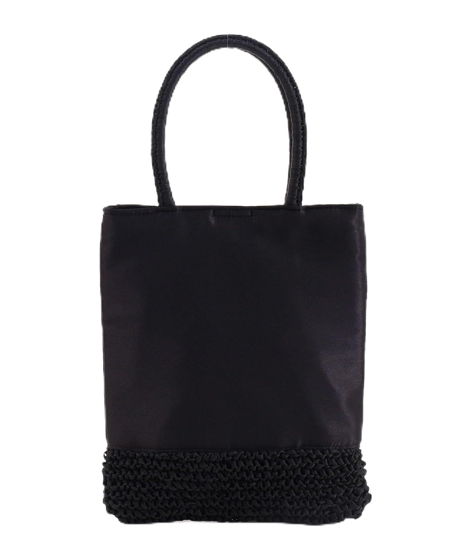 

Cuco Satin Tape Tote Bag 2413113009 Black (019)