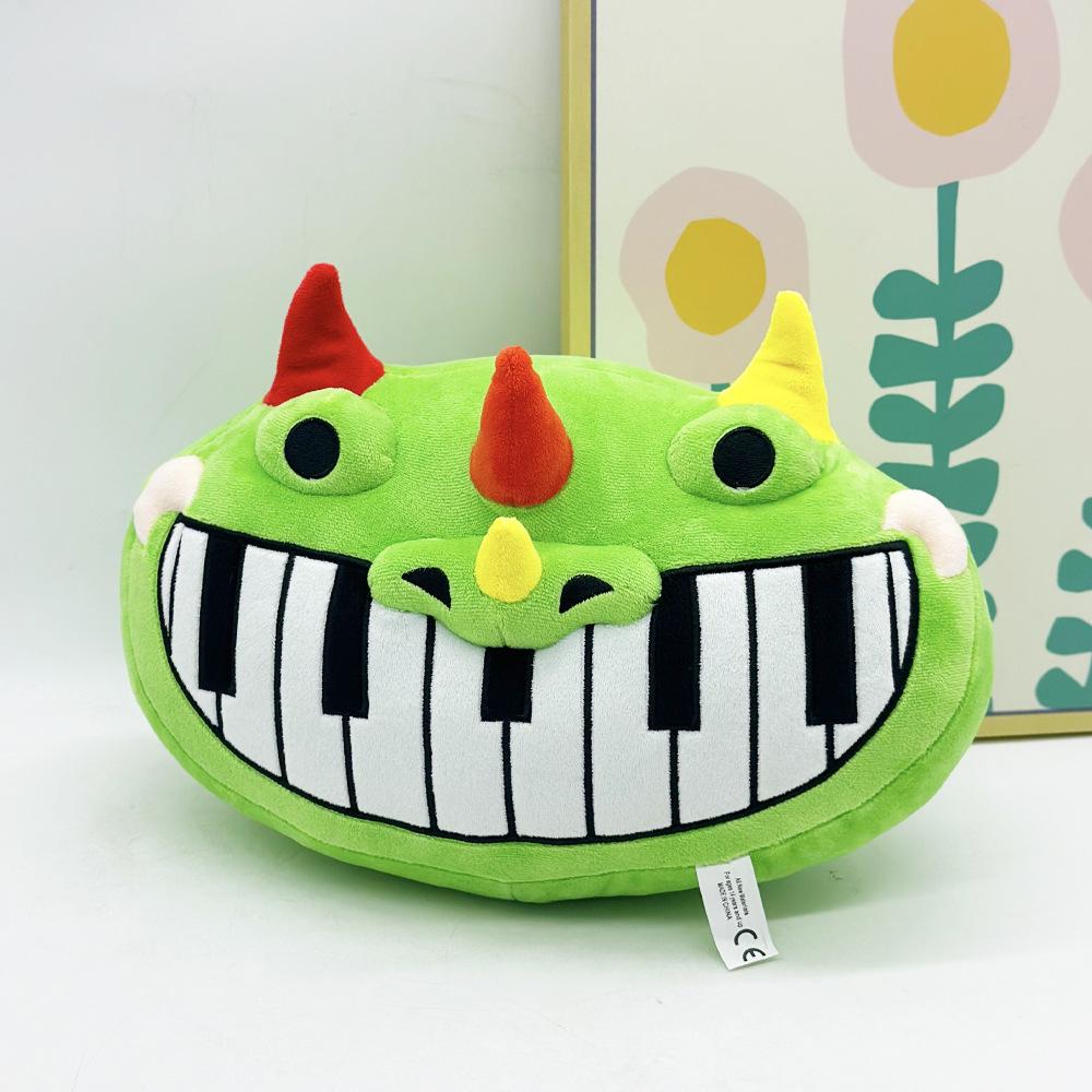Poppy Playtime 4 PIANOsaurus Cute Hug Pillow Soft Cotton Stuffed Kawaii Doll Bedroom Decoration