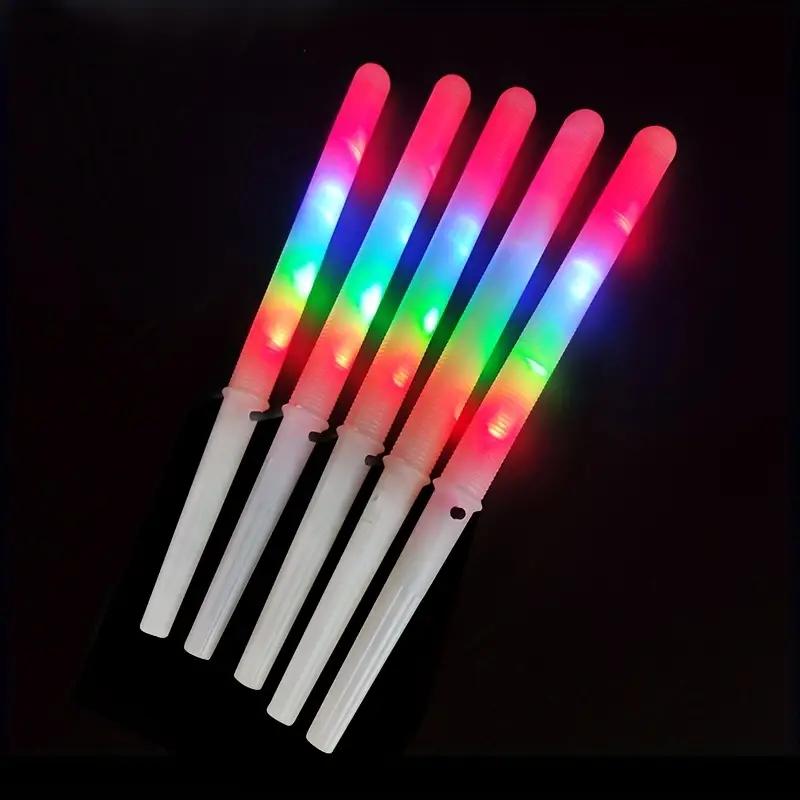 

10/30 шт. Светодиодные конусы сахарной ваты, многорежимные мигающие светящиеся палочки для сахарной ваты, многоразовая машина для изготовления сахарной ваты, светящаяся палочка, для детей и взрослых 10pcs