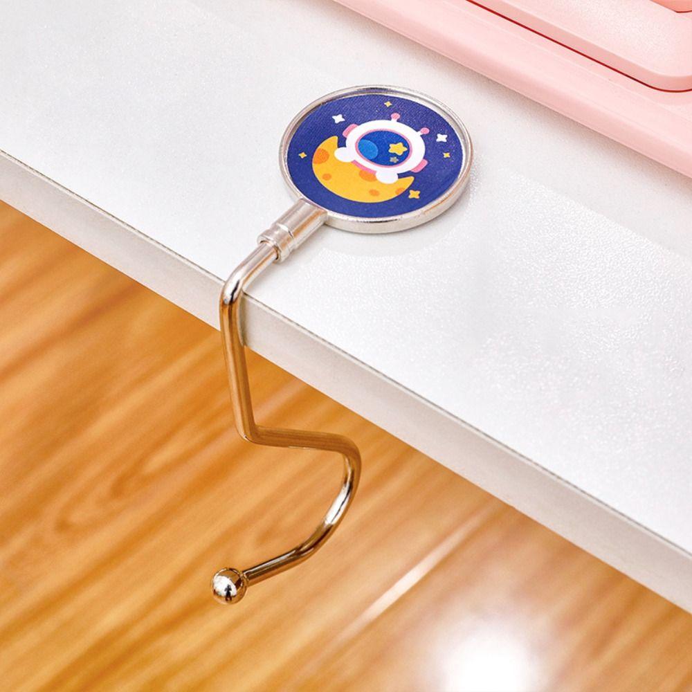 Movable Hook Student Gift Handbag Hanger Purse Bag Table Hook Desk Hanging Holder Desk Hook