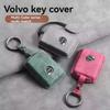 PU Leather Car Key Bag Protection Case for Volvo CX60 CX40 CX90 V40 V50 V70 S60 AWD RDESIGN S40 S90 T6 Car Accessories