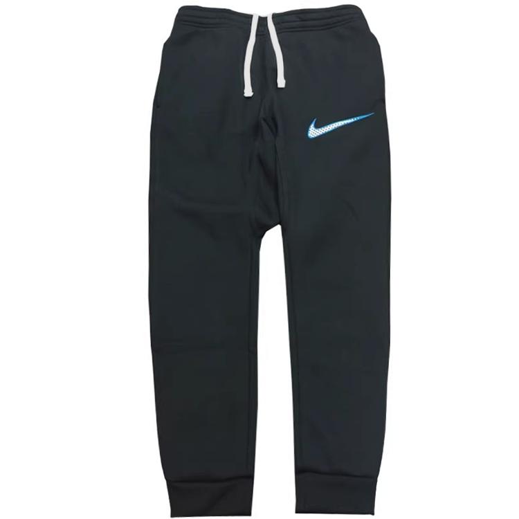 Nike Logo Breathable Drawstring Fleece Cuffed Knit Joggers Men Joggers 727767-010