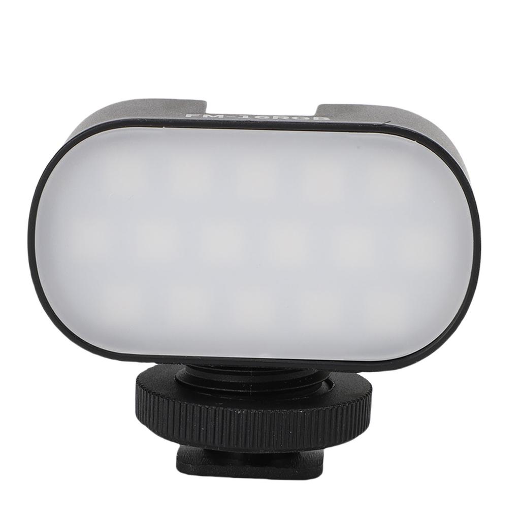 LED Selfie Light Portable RGB Rechargeable Clip Fill Light with Adjustable Brightness for