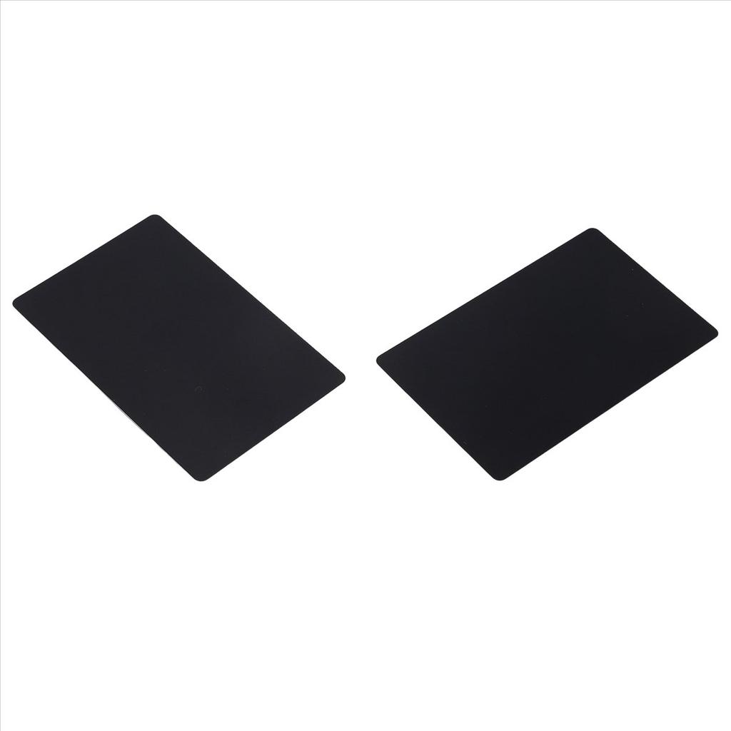 BHBL 100 Stück Metall Gravurrohlinge Aluminiumblech Lasergravur Visitenkarten Gravur DIY Geschenkkarten, Mattschwarz
