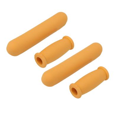 4 stuks Extra Dikke Gewatteerde Antislip TPU Krukken Vervangingskussentjes voor Oksels Handgrepen voor Standaard Aluminium Krukken