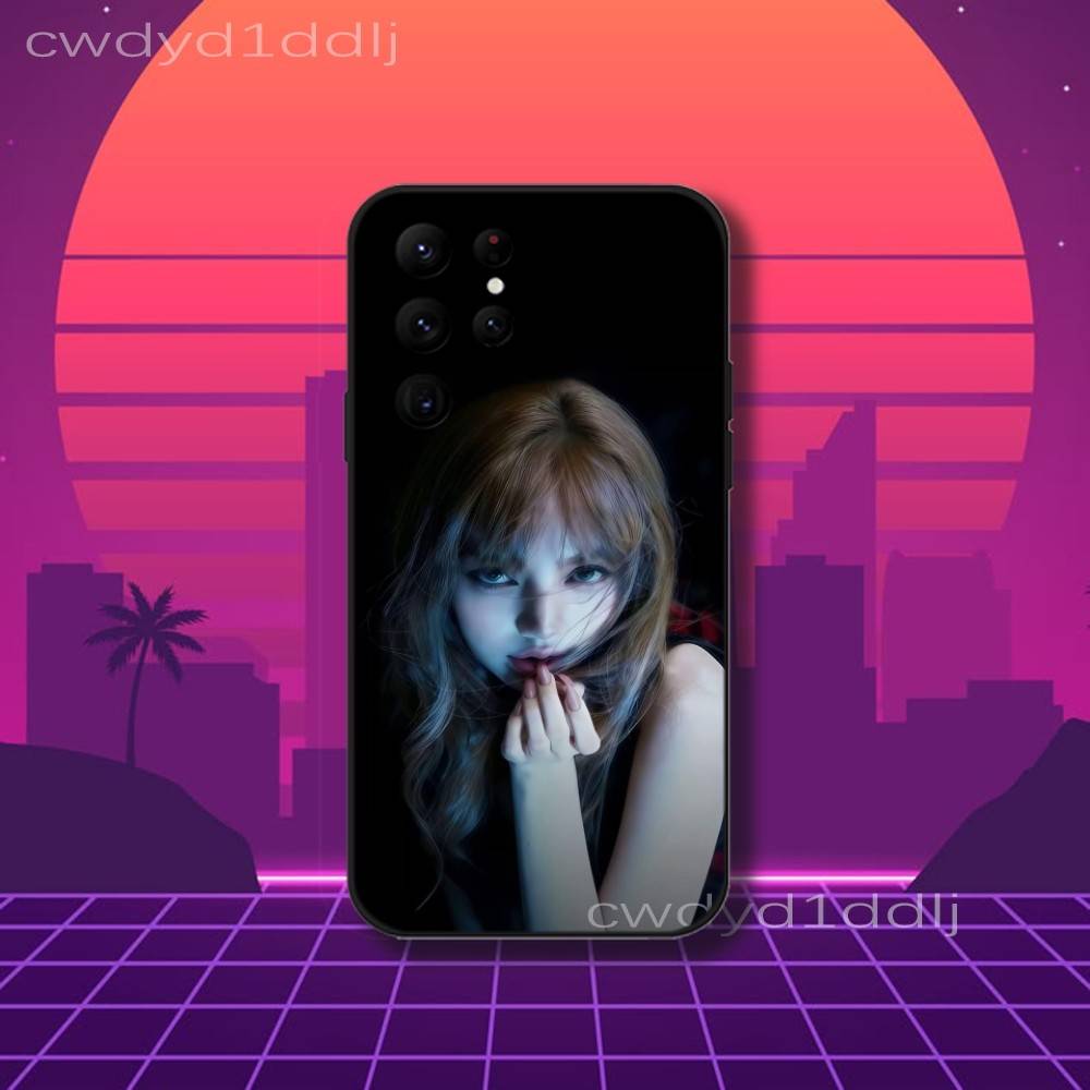 L-LISA LALISA Alter Ego Phone Case For Samsung S10,S21,FE,S21 ,S26,S25,S24,S23,Ultra,S9,S22,Plus Black Shell Cover