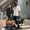 New Large-Capacity Waterproof Leather Travel & Fitness Duffle Bag