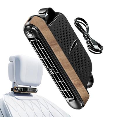 Front Seat Cooling Fan USB Powered Bladeless Car Headrest Fan 3 Speeds Adjustable Powerful Fan For Automotive Interior Fits Car