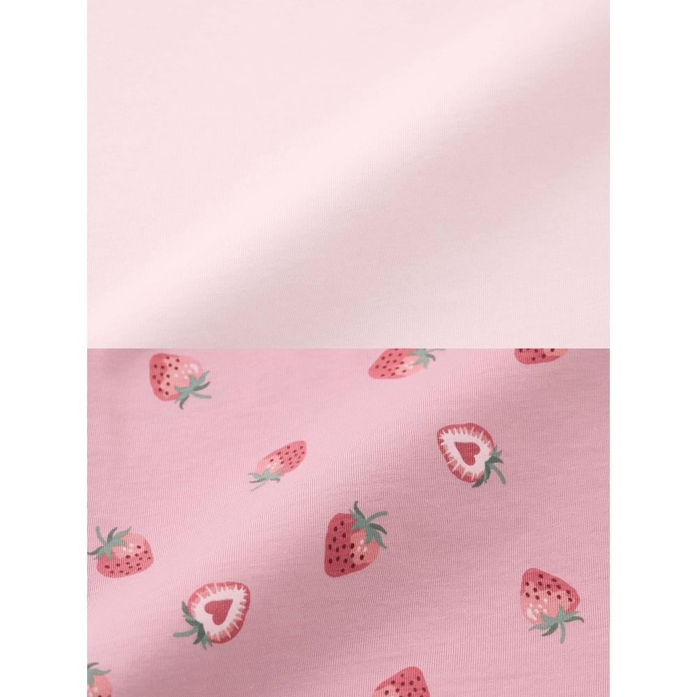 Gu By Uniqlo Cotton Color Lounge Set  Short Sleeve  + Os