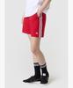LECOQ Unisex Sunday 4/5 Length Track Shorts - Red Qr113Lhp32