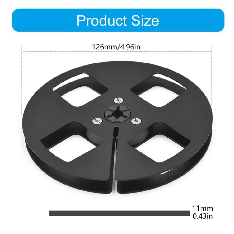 5inch 4 Hole Precisions Engineered Aluminum Reels Accessory Offering Effortless Installation For Sound Enthusiasts