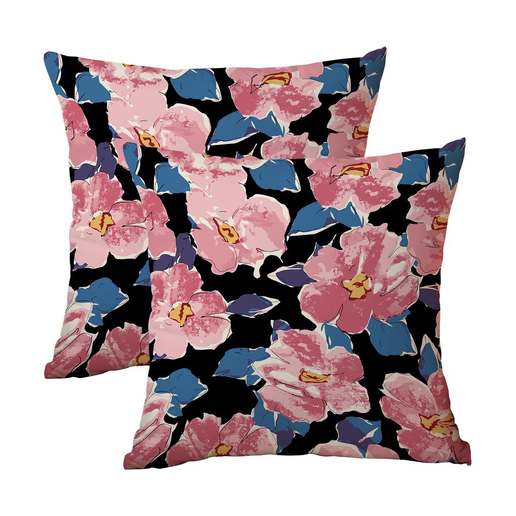 New Abstract Retro Oil Painting Style Pillowcase Double-sided Printed Home Sofa Cushion Pillowcase