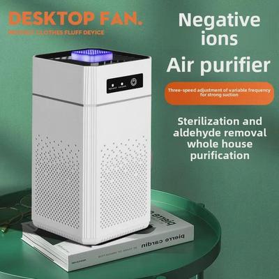 Smart USB Portable Air Purifier with Negative Ion Odor Remover