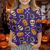 Kids Halloween 3/4 Sleeve T-Shirt for Boys and Girls