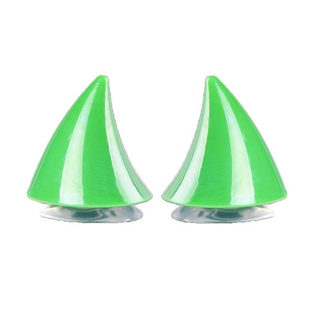 2pcs Motorcycle Helmet Cute Corner Rubber Horn Decoration Motocross Full Face Off Road Helmet Decoration Moto Car Accessories