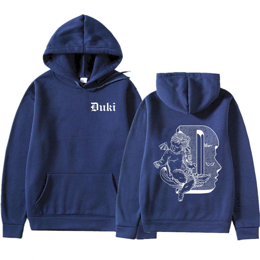 Rapper Duki Tour Merch Sweatshirt Graphics Gothic Casual Oversized Y2k Clothes Hoodie Hip Hop Mens Loose Pullover