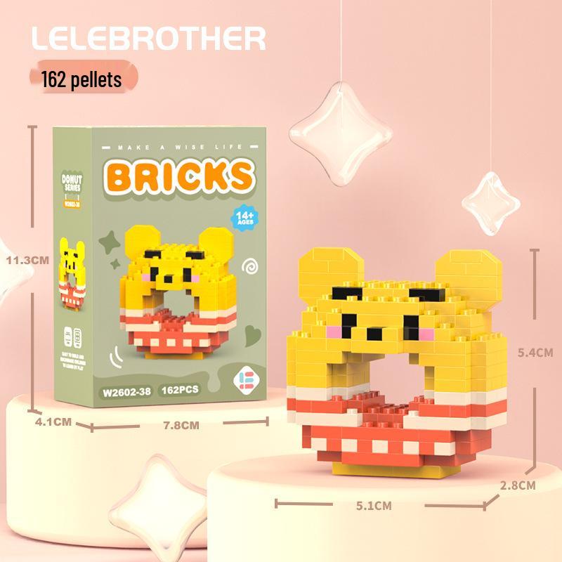 Compatible Lego Micro Building Block Cartoon Figurines - Children's Educational Desktop Toys