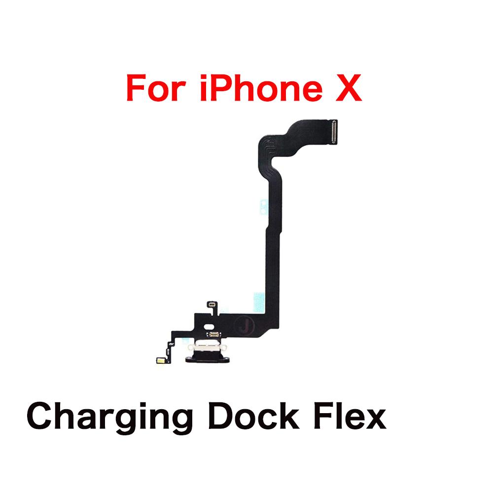 Microphone ProblemSolution For iPhone X XR XS Max Ear Speaker Charging Dock Power Button Flex Cable Replacement