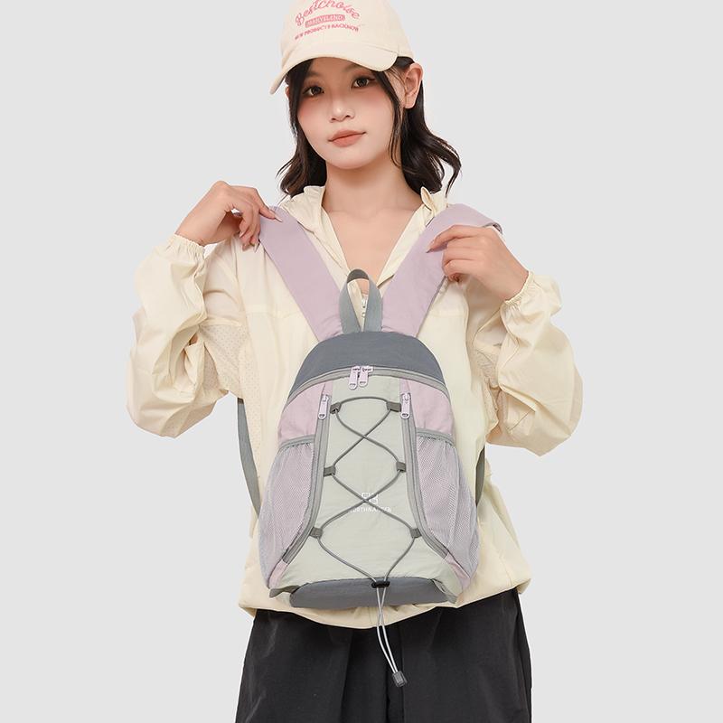 Patchwork Casual Travel Backpack Aesthetic Harajuku Schoolbags Women Students Vintage Trendy Backpacks