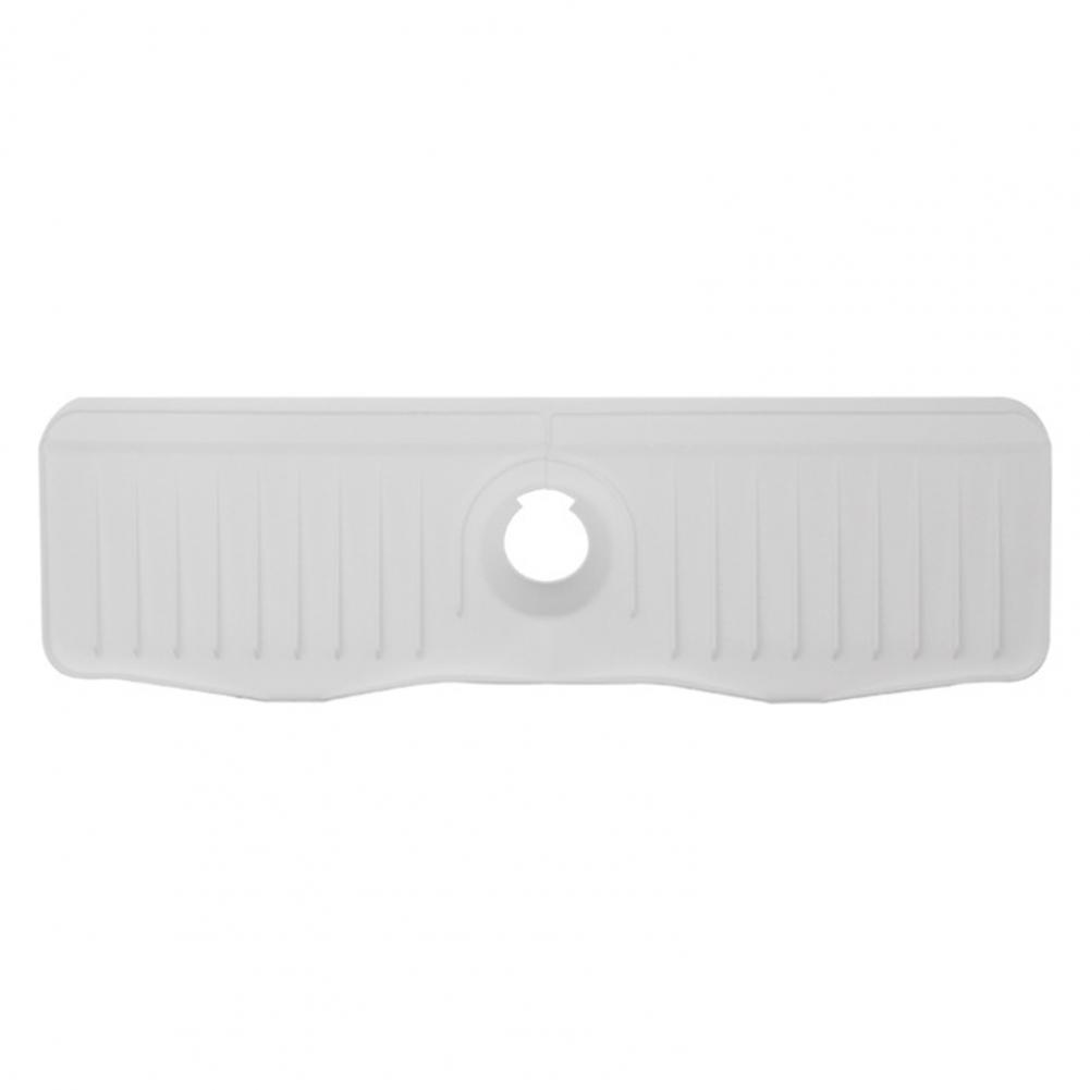 Kitchen Sink Splash Guard Silicone Faucet Handle Drip Catcher Tray Sponge Holder Faucet Sink Protectors Mat For Kitchen Bathroom