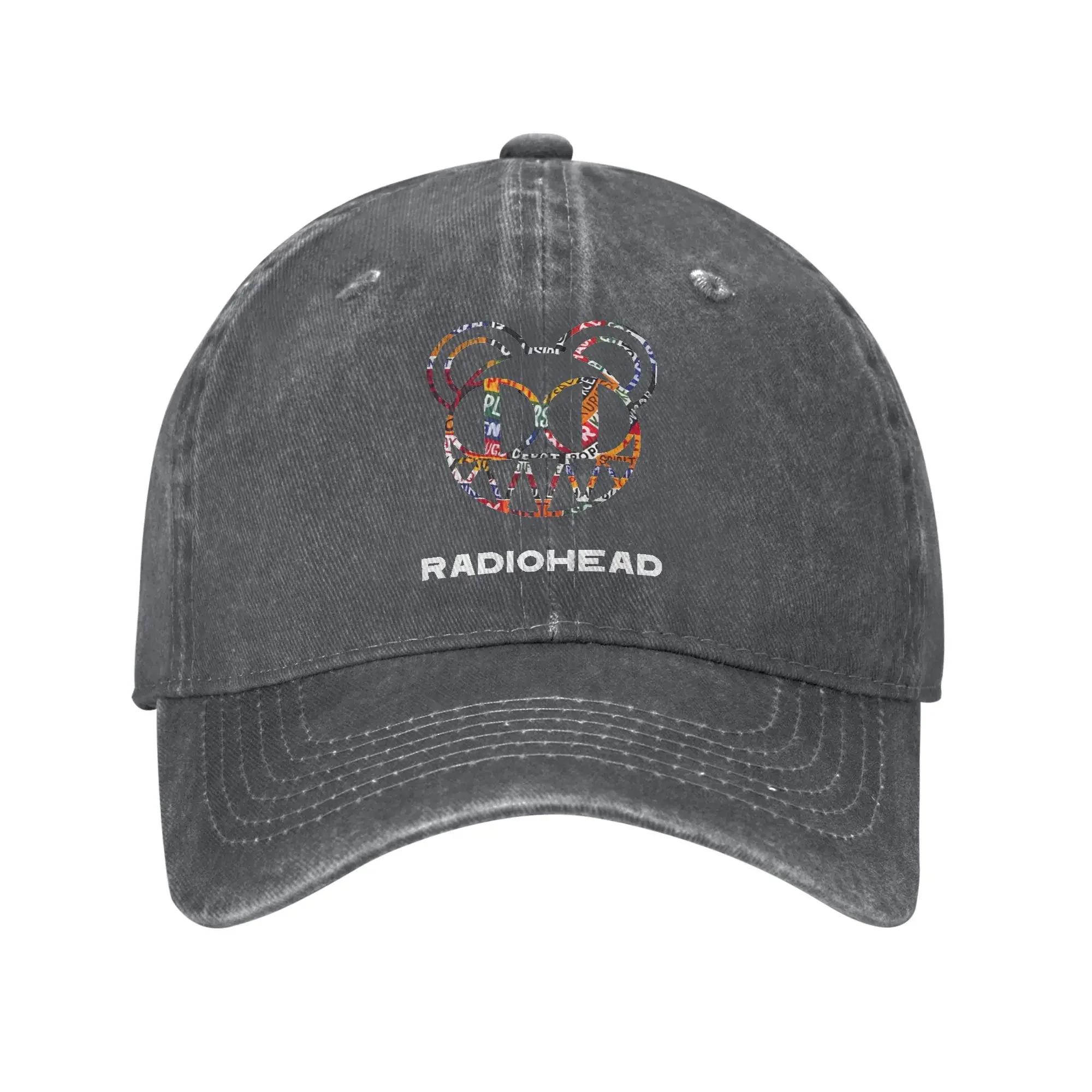 

Radiohead Logo Printed Caps Men Women Cotton Trucker Hat Daily Wear Baseball Cap Adjustable Adjustable