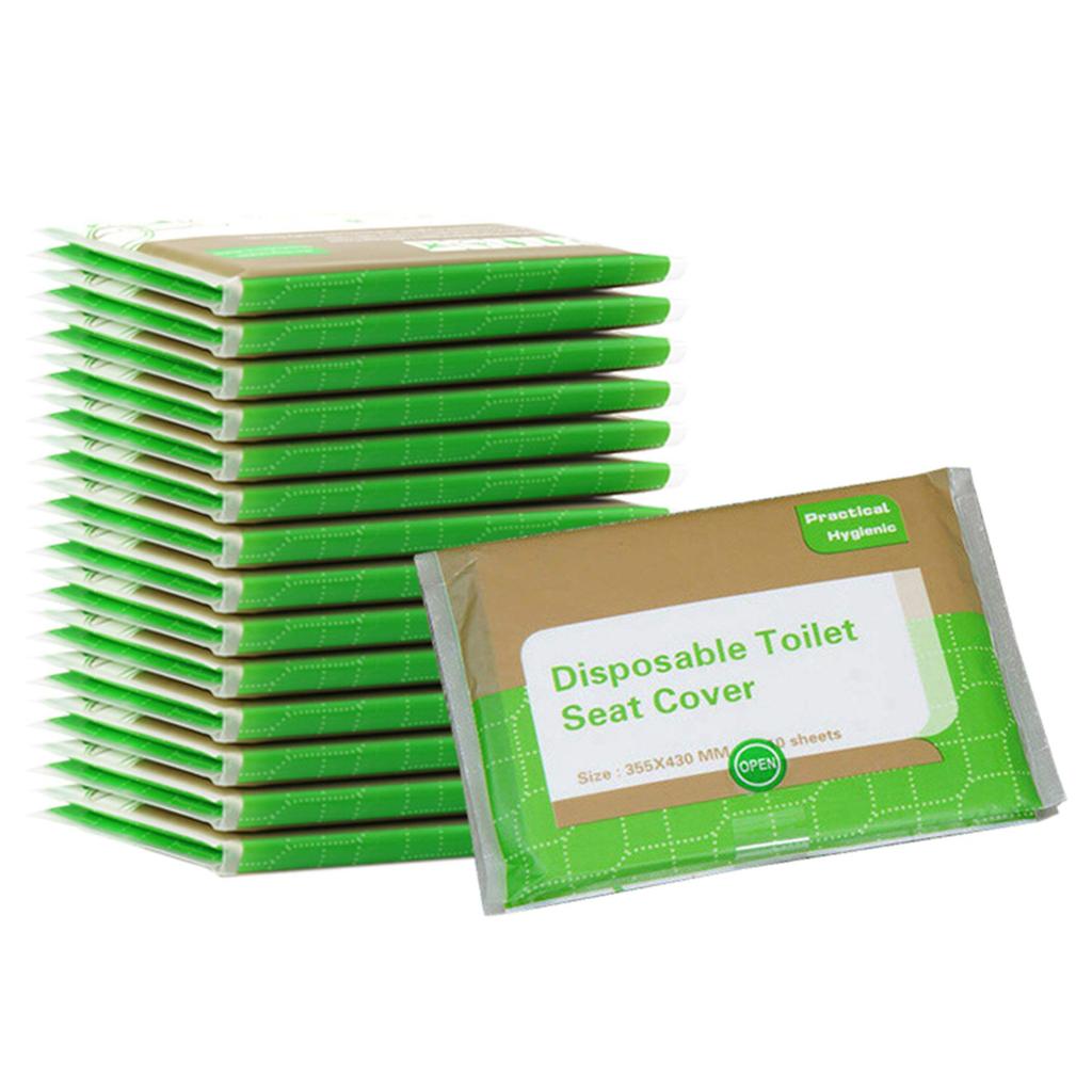 Felimoa Portable Toilet Seat Sheet Disposable for Travel and Going Out Toilet Set of 150