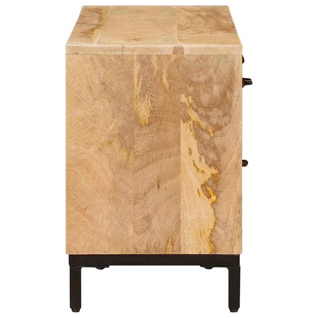TV Stand Brown 110 x 30 x 46 cm Solid Mango Wood