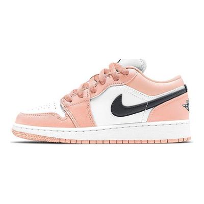 Air 1 Low GS Light Arctic Pink Kids Sneakers White Black 553560-800