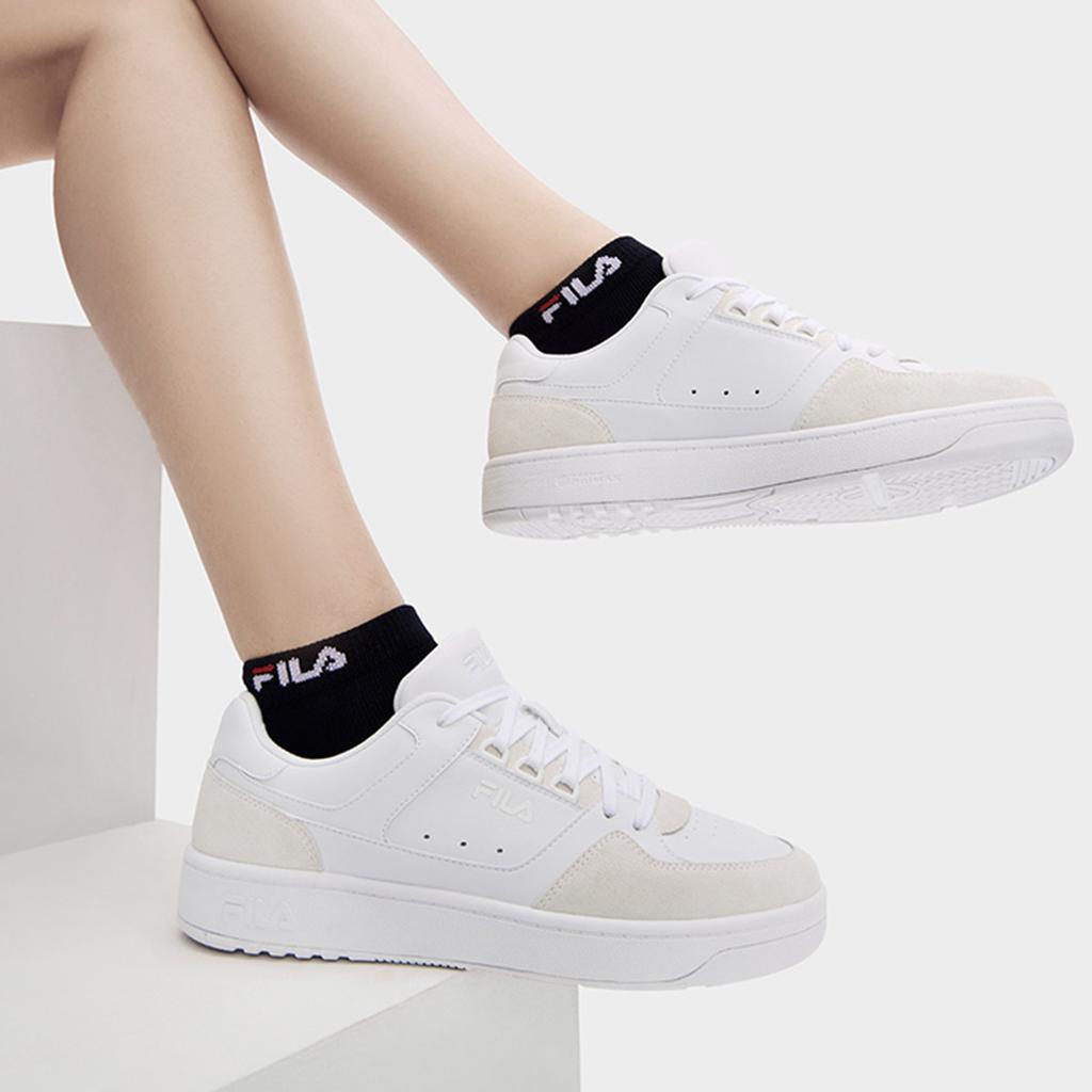 New FILA Targa Low Top Skateboard Shoes Women's FILA White F12W432204FWT