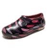 Low-top fashion models, light-mouth waterproof shoes, rain shoes, women's summer kitchen work rubber shoes, water-treading non-slip short overshoes