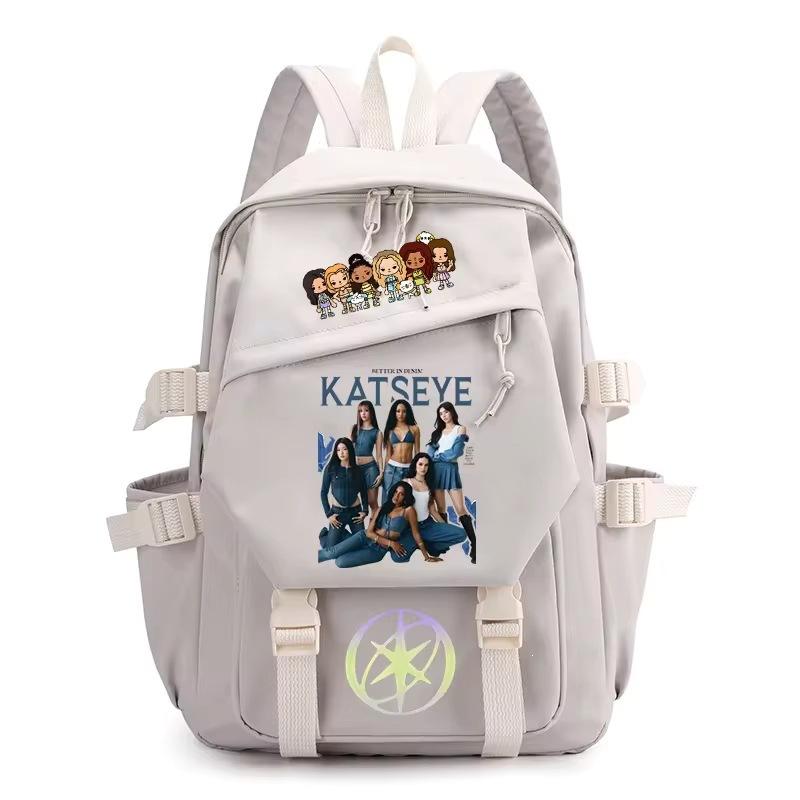 Kpopkatseye Backpack Student Multifunctional Large Capacity School Bag Girls Travel Backpack Girls Backpack