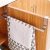 Towel Rack Over Door Towel Bar Hanging Holder Stainless Steel Bathroom Kitchen Cabinet Towel Rag Rack Shelf Hanger