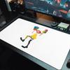 Pippi Longstocking Mouse Pad Large Gaming Table Cushion Non-slip Laptop Tablet Big Mousepad XXL Mat Mini PC Playmat With Lock edge_xia