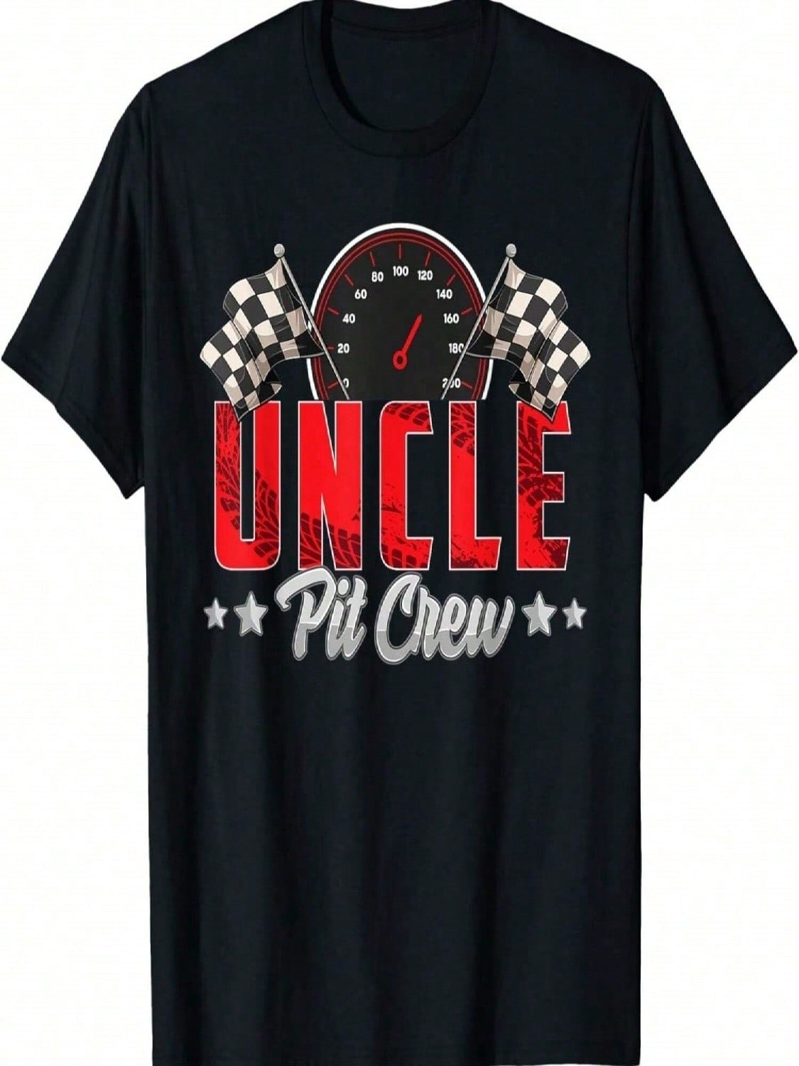 Camiseta de equipo de boxes de carrera de cumplea?os familiar S