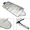 Car Windscreen Frost Cover with 4 Layers Material for Ice Snow Shield and Windproof Front Window Protection in Winter and Summer