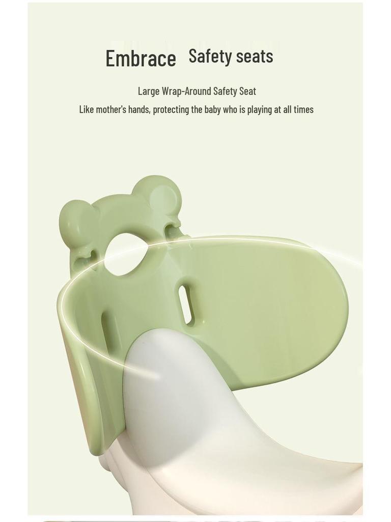 Wooden Infant Rocking Horse: Multi-Purpose Ride-On Toy for Boys & Girls – Ideal First Birthday Gift
