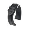 Authentic HIRSCH Watch with Leather Strap and Hevea Silver Buckle, 22mm (he_bk_22)