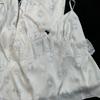 2026 Women's Ice Silk Floral Pajama Set: Long Sleeve Top, Long Pants, Lace Camisole with Bra Pads