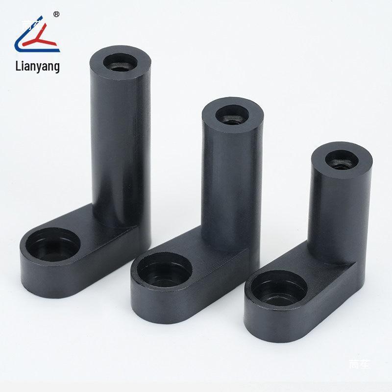 Lianyang High L-Shaped 20mm/25mm Motherboard Fixing Plastic Foot Pad Insulating Support Black L20 [Pack of 1000]
