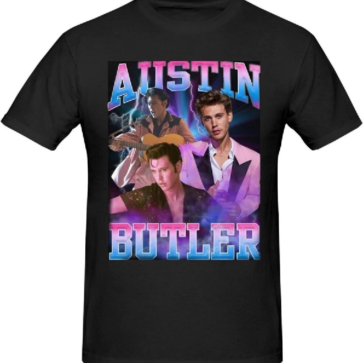 

Austin Music Butler T-Shirt Men S Cotton Hipster Hip Hop Longline Crewneck Tee XXXXXL