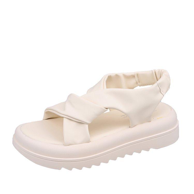 Sports Sandals Women's Summer Soft Sole Lightweight 2025 New Fashion Simple Versatile Platform Casual Women's Shoes